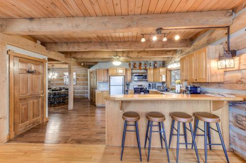 Spacious Maggie Valley Cabin with Waterfall On-Site! in Maggie Valley, USA
