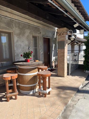 Rõdu/terrass, Fabianna suite in Agliano Terme