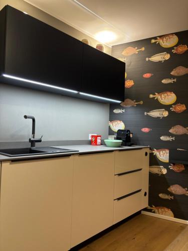 keuken, Luxusappartement Hochries - 106qm mit sonniger Dachterrasse in Bad Aibling