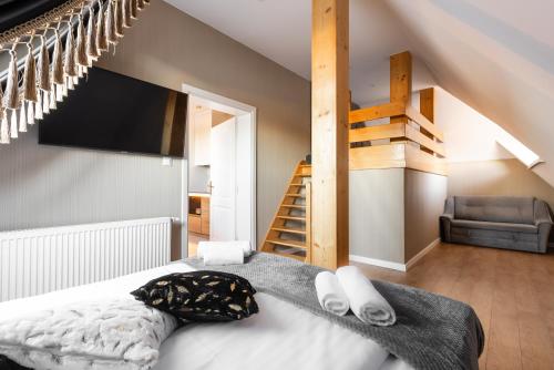 2 double beds, 1 sofa bed