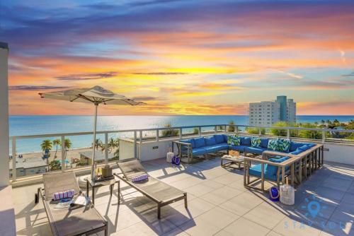 Rooftop Pool - Balcony - Hollywood Beach - Gym