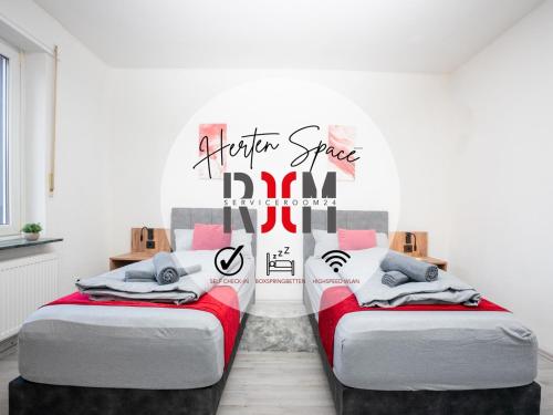 Serviceroom24 - Space in Herten WLAN - Smart-TV - 24-7 Check-in und Küche