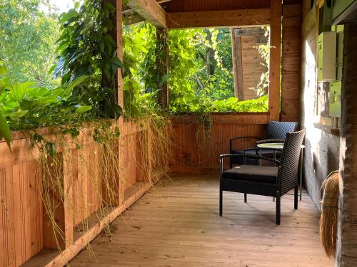 Erkély/terasz, Chalet ALPEN LOTUS in Innertkirchen