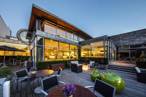 A szálláshely kívülről, Hotel Mitland in Utrecht