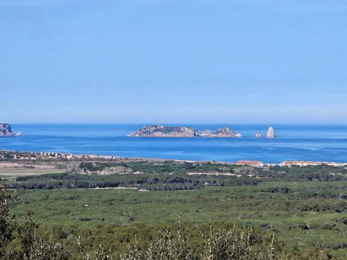 Montagne vue panoramique sur mer - Sant Feliu de Boada