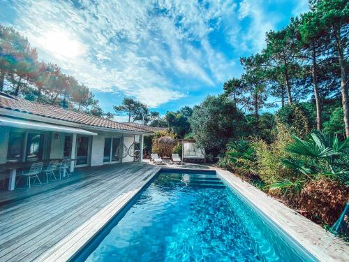 CASA OLEA - Villa Surf House - piscine chauffée - 4 chambres - golf Seignosse - Location, gîte - Seignosse