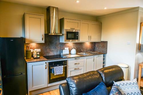 Konyha, Bluebell Lodge 24 with Hot Tub in Newton Stewart
