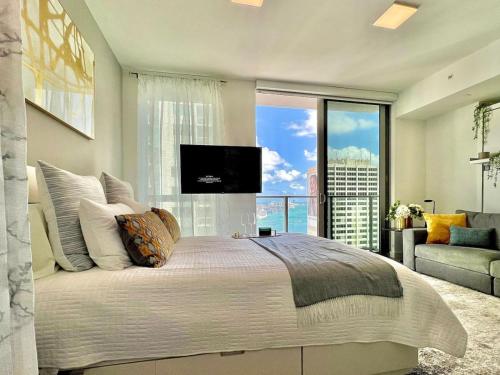 Ocean view Studio Pool and gym in Miami, USA