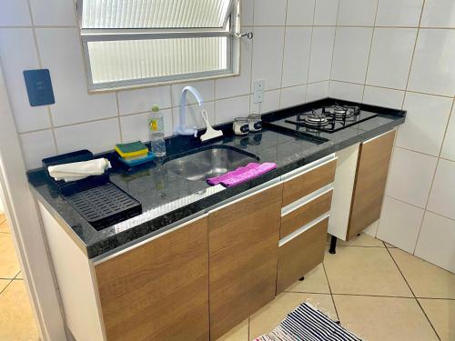 廚房, Apartamento Floripa 11 in 喬瑟曼德斯