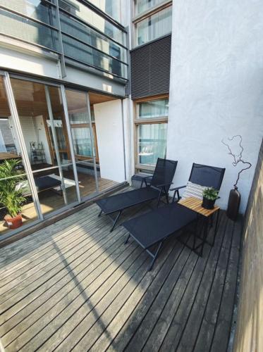 2ndhomes Luxury 2BR Rooftop Terrace Apartment with Sauna in Kamppi Center