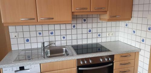 廚房, Ferienwohnung Borse in 朗根洛伊斯