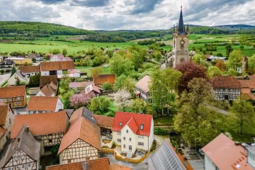 Apartments am Kirchbrunnen in der Rhön - EG Familie und Workation - DG Romantik in Urspringen, Deutschland