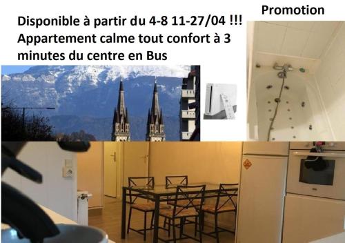 Appart chartreux baignoire massante ,à 2 minutes du centre! - Location saisonnière - Voiron