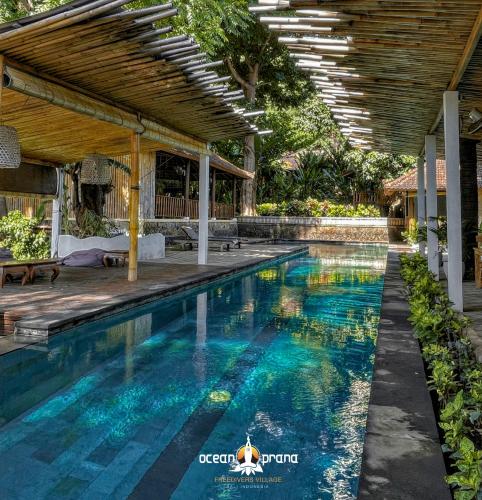 Utsikt, OCEAN PRANA freediving & Yoga school Bali in Amed