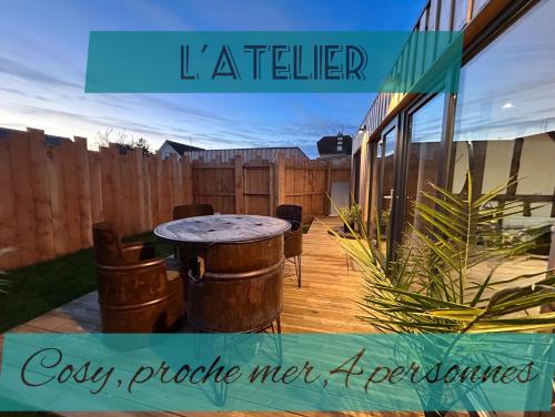 L'atelier de la clef des Paons gîte à louer Luc-sur-Mer