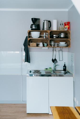 Konyha, Mountain View Salzburg - SELF CHECK-IN - Apartments in Grodig