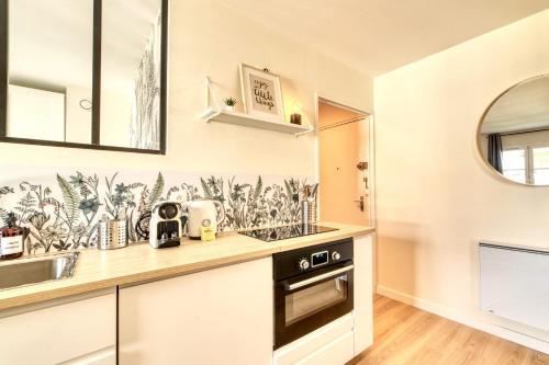 köök, Le Verde - Ravissant appartement cosy in Saint-Genis-Laval