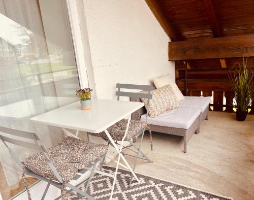 Balkons/terase, Ferienwohnung Huimelig im Allgäu (Ferienwohnung Huimelig im Allgau) in Röthenbach (Bavaria)