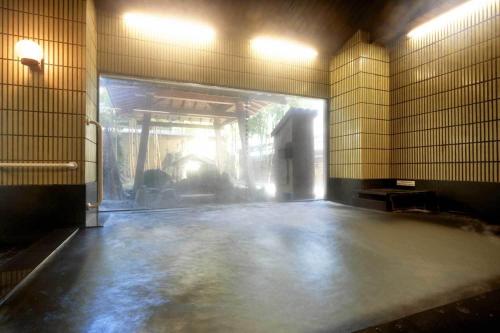 Hot spring bath, Wakatake in Tagami