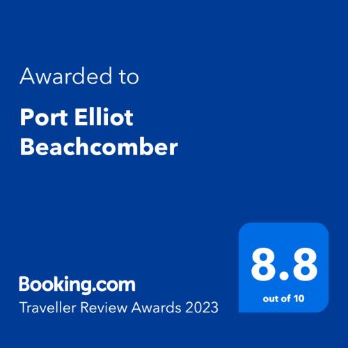 Port Elliot Beachcomber on Horseshoe Bay linen included spotless