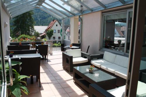 陽台/露台, Hotel Imhof in 格明登