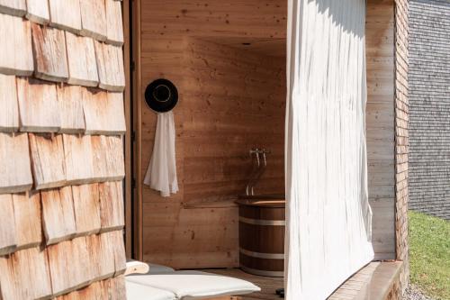 Udendørs bad, Peterhof Chalets in Laterns