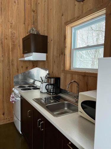 ห้องครัว, Chalets du Domaine Yamaska in โบรมงต์(ควิเบก)