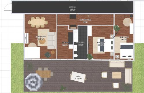 Global Living - Design Apartments I Terrace I Kitchen I Smart-TV I Parking space I München, Mnichov (fotografie 8)