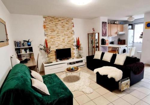 Appartement cosy et lumineux à St Estève avec belle vue - Location saisonnière - Saint-Estève