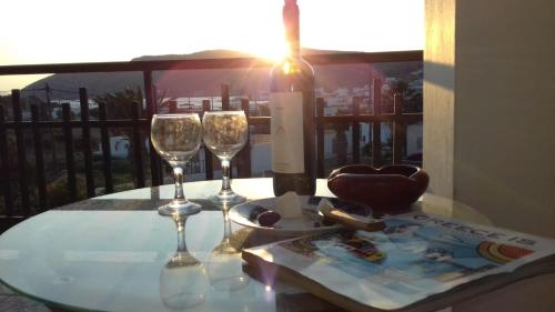Balkons/terase, Voula's Garden Apartments in Lipsi