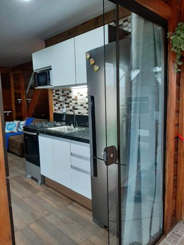 Kitchen, Sobrado Belo Campeche , a poucos passos da Praia in Morro das Pedras