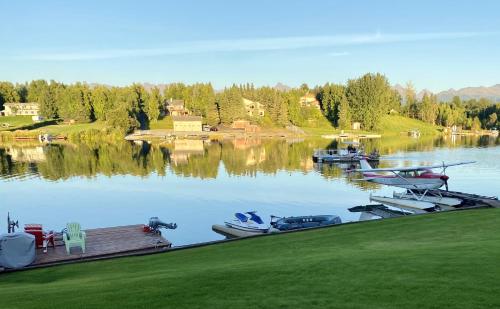 Lakeside house