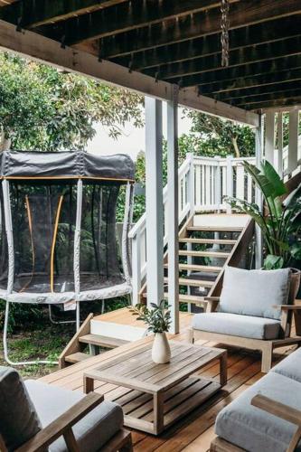 Fingal Bay family retreat, The Pines in Fingal Bay