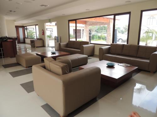 صالة مشتركة/ منطقة التلفزيون, Playa Paraiso in Playas Villamil