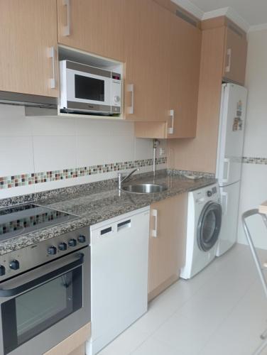 virtuve, Duplex con piscina VUT1230AS in San Juan de la Arena