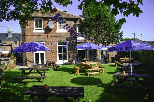 Hotellet från utsidan, Waverley Inn in Carisbrooke