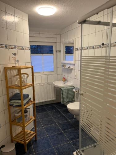 Fürdőszoba, Ferienwohnung Lina in Westerstede in Westerstede
