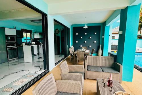 Villa turquoise Exotique