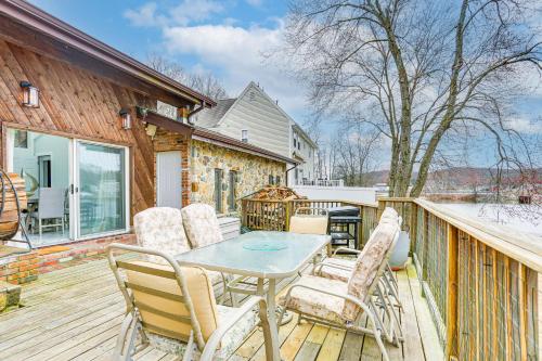 . Waterfront Lake Hopatcong Home w/ Boat Dock!