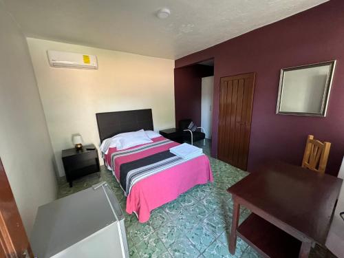 1 double bed