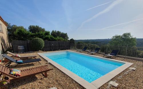 Maison de vacances avec piscine à 5mn d'Uzes - Location saisonnière - Saint-Maximin