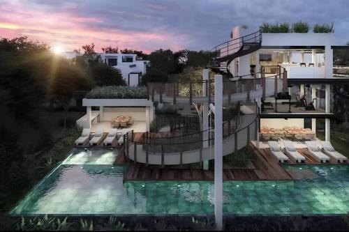 3 Level 4 Bedroom W/Private Pool in Tulum, Mexico