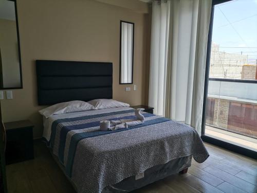 1 double bed