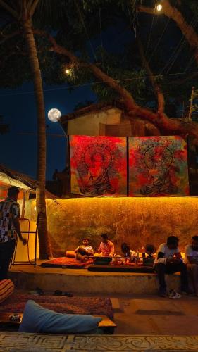 Exterior view, Mitra Hostel in Arambol Beach