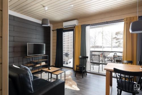 Спільний лаунж/ТБ зона, Ellivuori Chalet Moisio in Ваммала