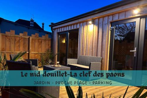 Le Nid douillet proche de la mer. La clef des paons gîte à louer Luc-sur-Mer