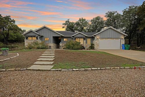 Private Lake Travis home with hot tub amenities in Lago Vista, USA