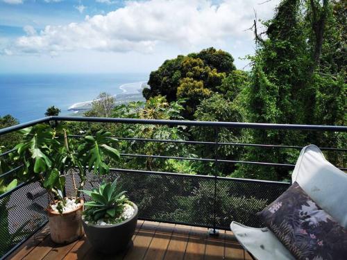 Villa Céladon SPA chauffé 6 pers et vue panoramique sur l'Océan indien
