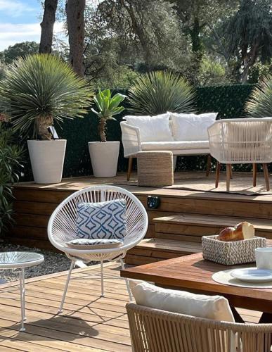 Maison élégante & cozy, 5mn des plages & St Tropez - Location saisonnière - Gassin