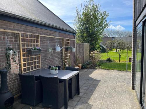 Erkély/terasz, Vakantiehuis Buitenplaats Schouwen in Hogeweg